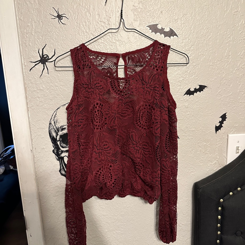 Hollister Lace Blouse XS